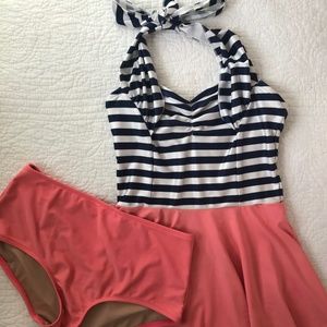 Jessica Rey Swimwear sz. S Marie Swim Dress VGUC